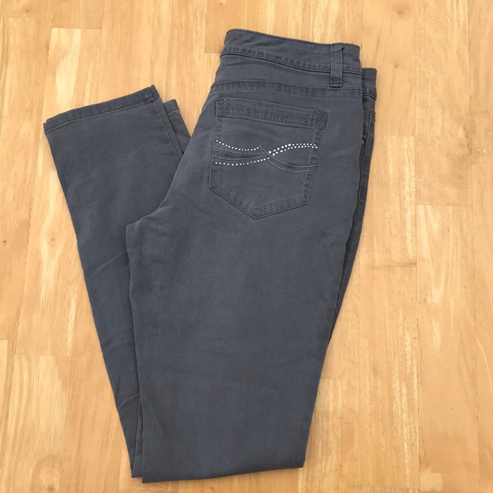 New Direction “Weekend” Slim Leg Grey Jeans